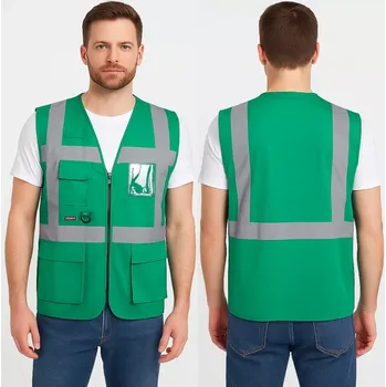 reflexní vesta Vesta s reflexními pruhy PORTWEST F476 IONA EXECUTIVE, Zelená, vel. M