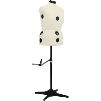 Věšák Nábytek XL Nastavitelná dámská figurína krémová L vel. 44–50 288490