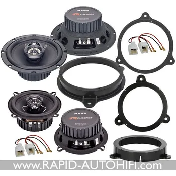 Auto Hi-Fi Reproduktory DACIA Sandero 2012-2019 Renegade RX62 RX52 Přední+Zadní sada s redukcemi