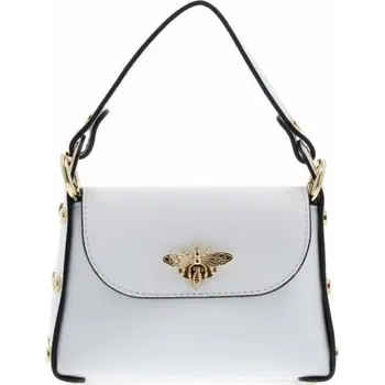 Kabelka Kožené kabelka listonoška Vittoria Gotti bílá 845