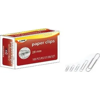 Kancelářská sponka Kancelářské sponky Sakota - délka 28 mm, 100 ks