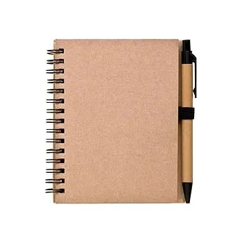 Zápisník REGIS A6 zápisník s tužkou, béžová