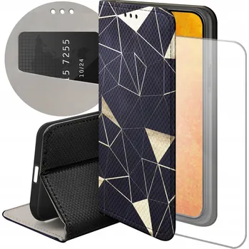 Pouzdro na mobilní telefon Flipové pouzdro Hello Case pro Apple iPhone 13 Pro Max zlaté