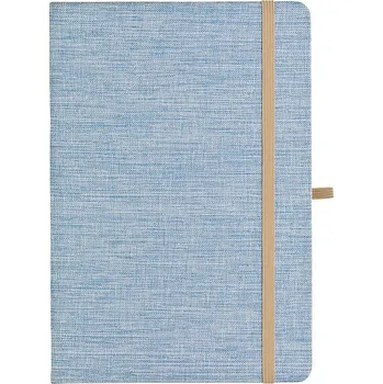 Zápisník FILATO A5 zápisník z recyklované bavlny, nebesky modrá