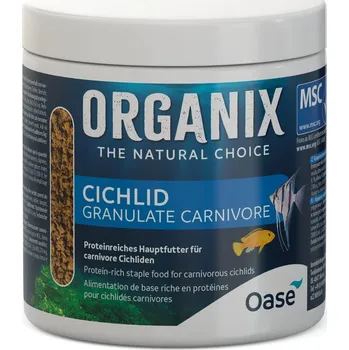 Krmivo pro rybičky Oase ORGANIX Cichlid Carni. Granulate 500 ml - akvarijní krmivo