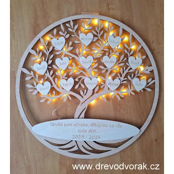 Originální strom života Varianta: Srdíčko se jménem