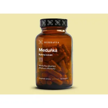 Přírodní produkt Herbavia Meduňka lékařská 60 kapslí