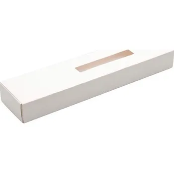 Dárková krabička PORE I krabička papírová na 1 pero, bílá