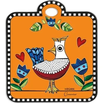 Pánev EGAN Podložka pod hrnec Cocoricò Oranžová 16×18 cm