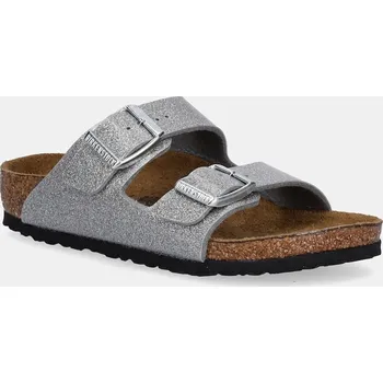 Dámské pantofle Dětské pantofle Birkenstock Arizona stříbrná barva, 1029468 1029468.26.35 SLV, EUR 28