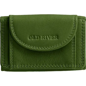 Peněženka Old river Malá kožená peněženka, zelená