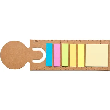 Doplněk ke knize SEGNA záložka se samolepicími papírky, béžová