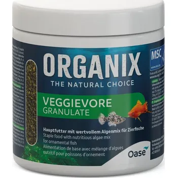 Krmivo pro rybičky Oase ORGANIX Veggievore Granulate 250 ml - akvarijní krmivo