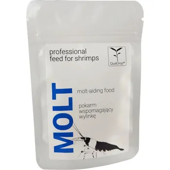 Krmivo pro rybičky QualDrop Molt - krmivo pro krevety 10g