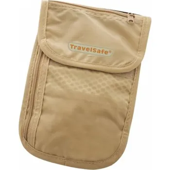 Outdoorové zavazadlo TravelSafe kapsa na krk Checkout beige