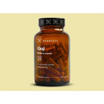 Přírodní produkt Goji bylinný extrakt - 60 kapslí / Herbavia.cz