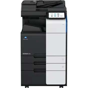 Tiskárna Konica Minolta Bizhub C251i set (Konica Minolta bizhub C251i je nová všestranná barevná SRA3 multifunkční tiskárna s rychlostí 25 stran/min černobíle i barevně. Flexibilní zásoba papíru s kapacitou 1150 listů v základní konfiguraci (možno rozšířit až na)