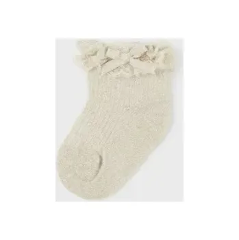 Ponožky s krajkou zlaté NEWBORN Mayoral velikost: 6 (EU 17-18)