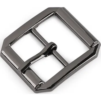 Kovová spona / opasková přezka, průvlek 20 mm Varianta: 4 nikl černý, Balení: 1 ks