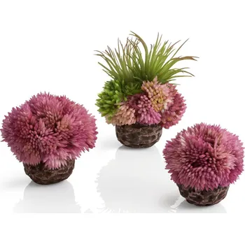 Dekorace do akvária Oase biOrb dekorace - Sada korálových koulí fialová