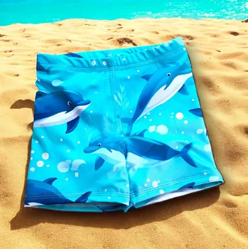 Chlapecké plavky Chlapecké plavky s nohavičkou delfíni Velikost: 122/128