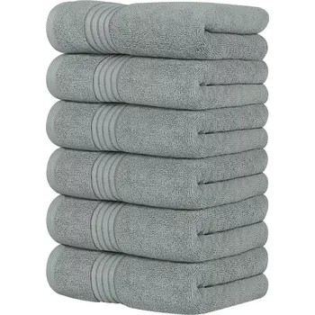 Ručník 6dílná sada ručníků UTOPIA TOWELS 100% bavlna, varianty: Šedá