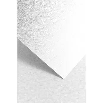 Barevný papír Galeria Papieru ozdobný papír A4 Atlanta bílá 230g, 20ks