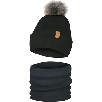 Čepice Zimní sada: Čepice Nákrčník , bambulka, chlapec, holčička, 4-10 let