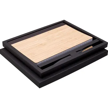 Zápisník LORETO zápisník s propiskou v krabičce, dřevo