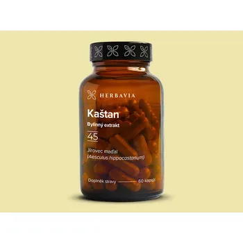 Přírodní produkt Kaštan bylinný extrakt - 60 kapslí / Herbavia.cz