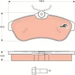 BRZDOVÉ DESTIČKY GDB1496