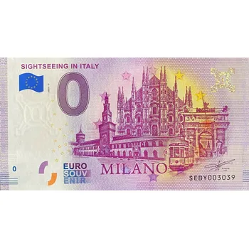0 EUR bankovka Sightseeing in Italy 2020