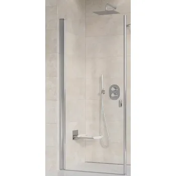 RAVAK CHROME CRV1-90 sprchové dveře 90x195 cm, lítací, chrom lesk/sklo transparent