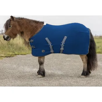 Deka pro koně QHP Deka odpocovací Shet QHP, blue Délka zad: 75 cm