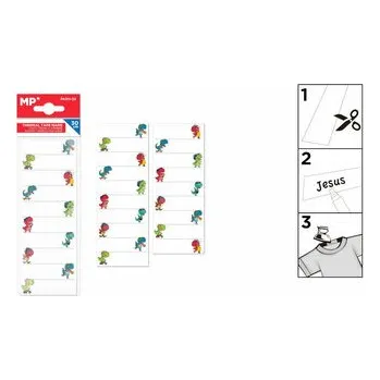 Set školních potřeb Naprasowanka do podpisywania ubrań Dinozaury