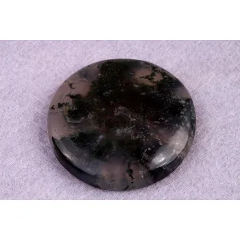 Sběratelství Kabošon Moss Agate č.5241 (34x6mm)