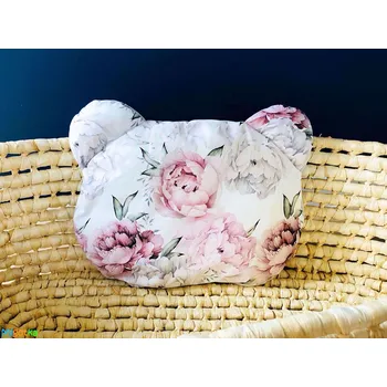 Polštář Bambusový polštář medvěd 30x40 cm Pivoňky