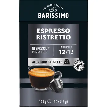Barissimo Espresso Ristretto pro Nespresso 20 kusů 104 g