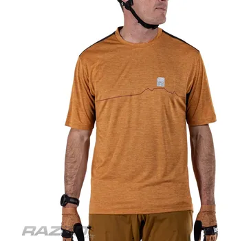 cyklistický dres Dres na kolo Leatt MTB Trail 1.0 Jersey Rust 2025 M