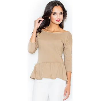 Dámská halenka FIGL M233 béžová