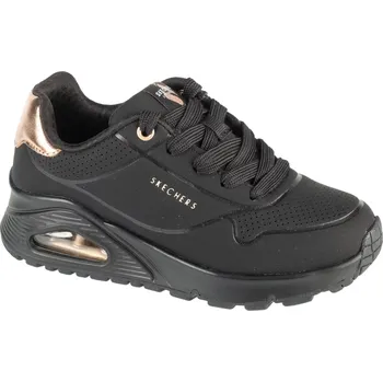 Dívčí tenisky Černé dívčí tenisky Skechers Uno Gen1 - Shimmer Away 310545L-BBK Velikost: 32