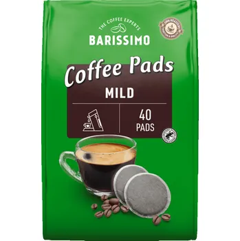 Náhradní díl pro kávovar Barissimo Kaffeepads Mild 40 kapsí 280g
