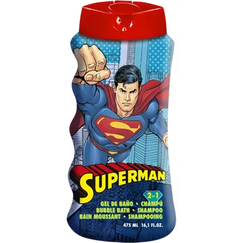 Koupelová pěna Superman 2v1 šampon a pěna do koupele 475 ml