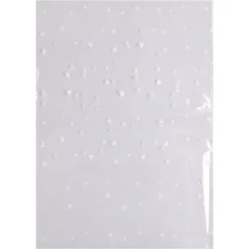 Obalový materiál Dárkový celofánový sáček "Srdíčka" 13x18 cm cm