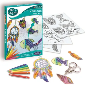 kreativní sada Magická folie - klíčenky a magnetky