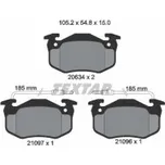 BRZDOVÉ DESTIČKY TEXTAR 2109601