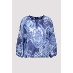 Halenka Monari 9755 modrá s květinovým vzorem Velikost: 34