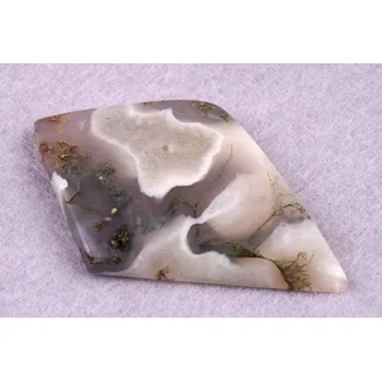 Přírodní kámen Kabošon Moss Agate č.5237 (57x36x6mm)