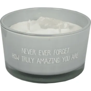 Svíčka My Flame Lifestyle MY FLAME - SVÍČKA - NEVER EVER FORGET HOW TRULY AMAZING YOU ARE - amber´s secret