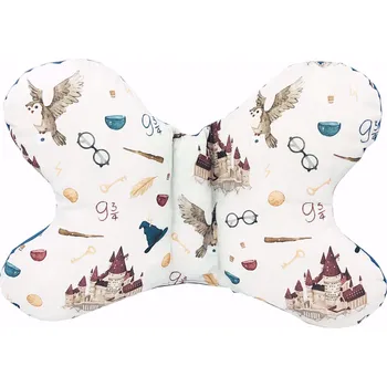 Polštář Motýlkový polštář Harry Potter - tmavě modrá Velvet